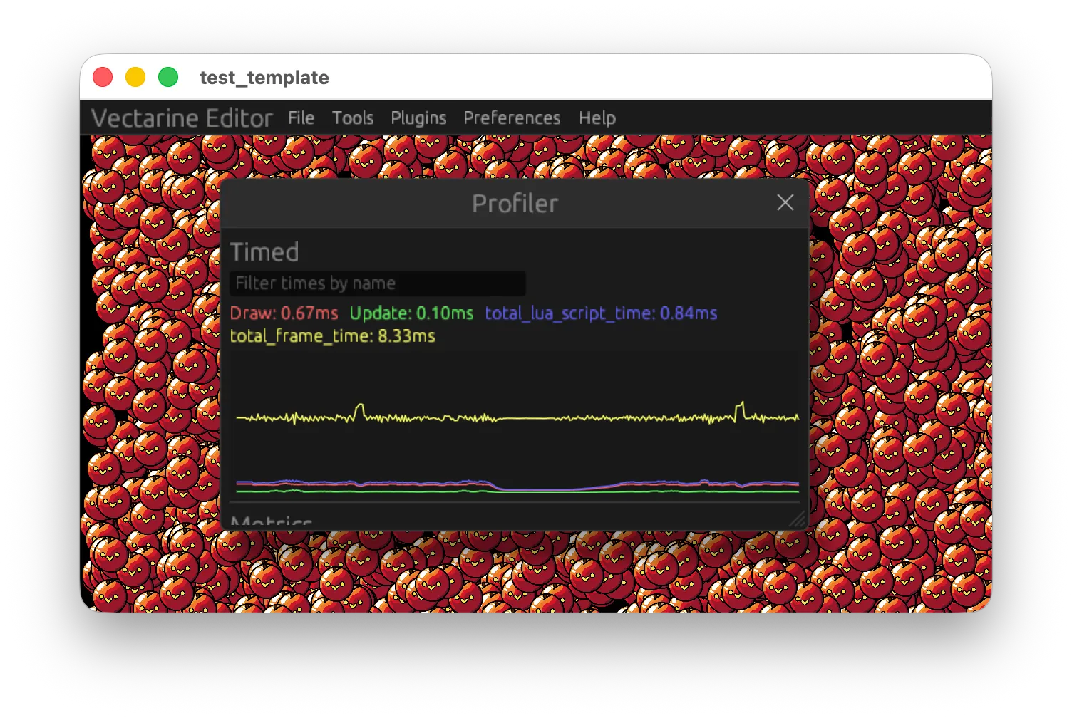 The Vectarine Profiler Tool