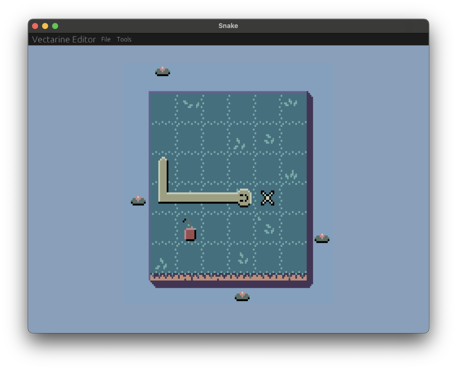 Snake game example
